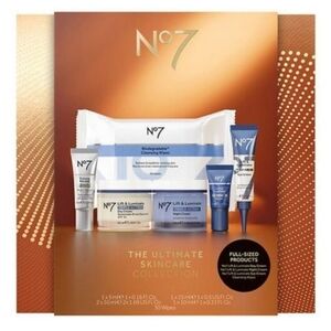 No. 7 Ultimate Skincare Collection 6 Piece Skin Care Boxed Gift Set- NEW